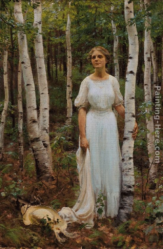 Charles Courtney Curran Woodland Solitude